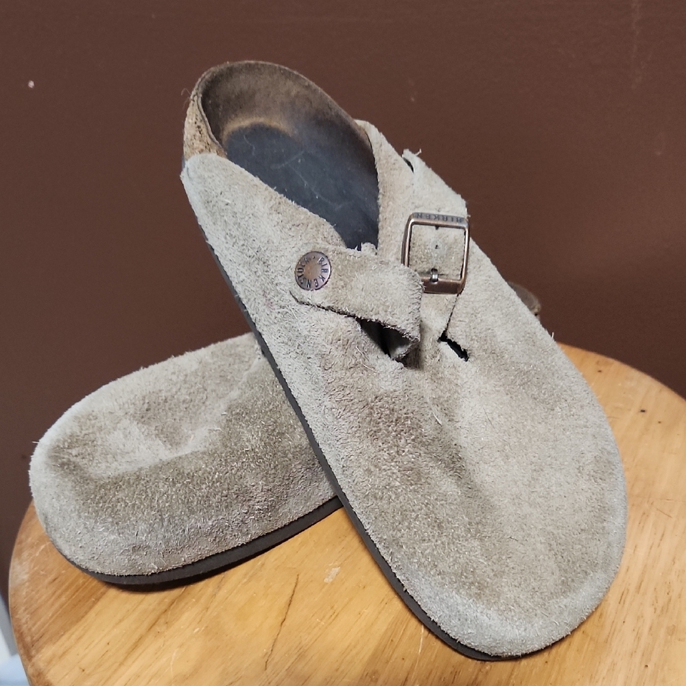 Birkenstock Tan Suede Sandals